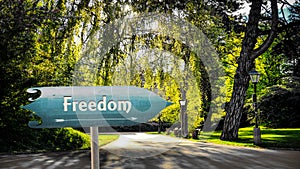 Street Sign to Freedom