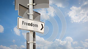 Street Sign to Freedom