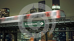 Street Sign to Freedom