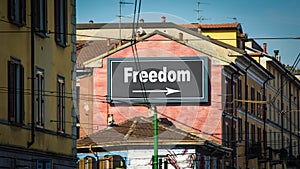 Street Sign to Freedom