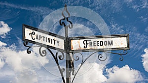 Street Sign to Freedom