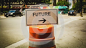 Street Sign to Future