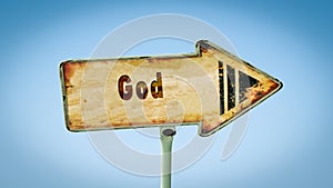 Street Sign to God