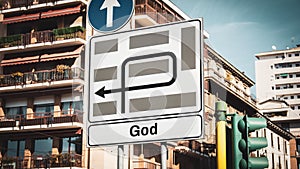 Street Sign to God