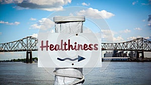 Street Sign to Healthiness