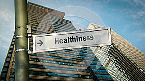 Street Sign to Healthiness