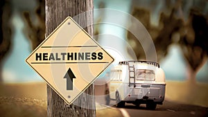 Street Sign to Healthiness