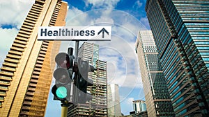 Street Sign to Healthiness