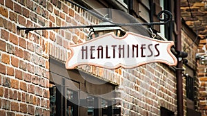 Street Sign to Healthiness