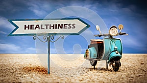 Street Sign to Healthiness
