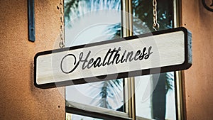 Street Sign to Healthiness