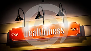 Street Sign to Healthiness