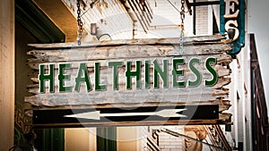 Street Sign to Healthiness