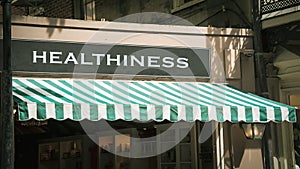 Street Sign to Healthiness