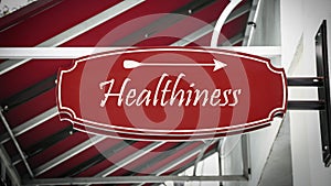 Street Sign to Healthiness