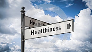 Street Sign to Healthiness