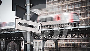 Street Sign to Healthiness