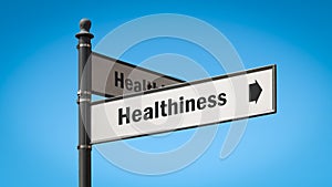 Street Sign to Healthiness