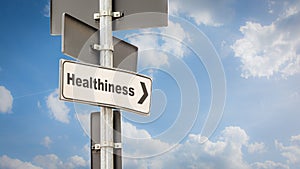 Street Sign to Healthiness