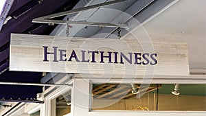 Street Sign to Healthiness