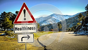 Street Sign to Healthiness