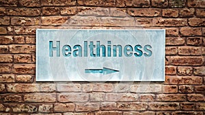 Street Sign to Healthiness