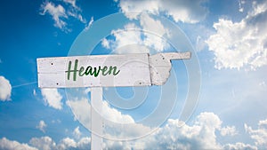 Street Sign to Heaven