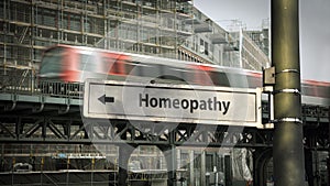 Street Sign to Homeopathy