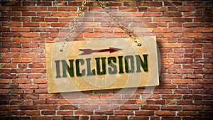 Street Sign to Inclusion photo