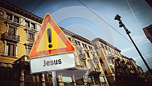 Street Sign to Jesus