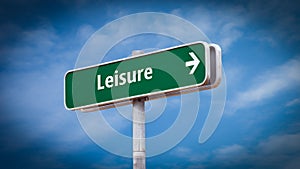 Street Sign to Leisure