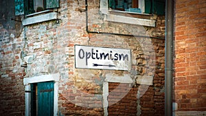 Street Sign to Optimism