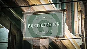 Street Sign to Participation