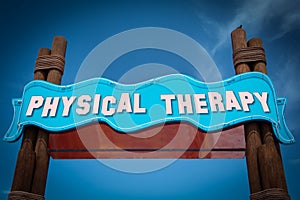 Street Sign to Physical Therapy