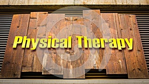 Street Sign to Physical Therapy