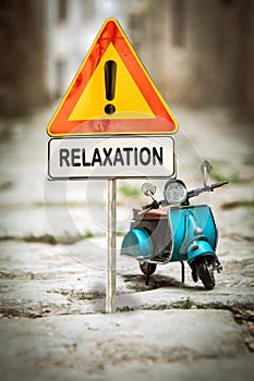 Street Sign to Relaxation