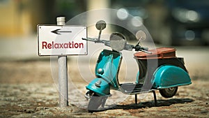 Street Sign to Relaxation