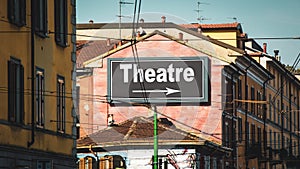 Street Sign to Theatre