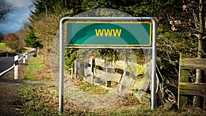 Street Sign to WWW