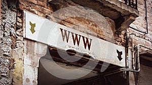 Street Sign to WWW