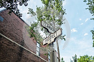 Street sign Westmount