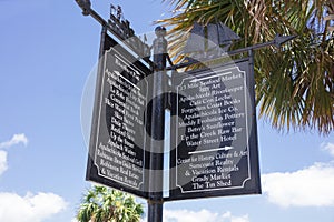 Street Signs Apalachicola Florida