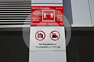 Street signs in four languages