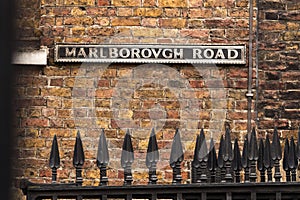 Street signs in London