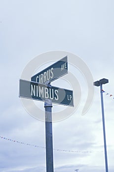 Street signs for Nimbus and Cirrus photo