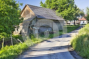 Street in Snohy settlement in Polana mountains