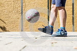 Street soccer keeping up