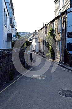 A street in St Ives, Cornwall, UK