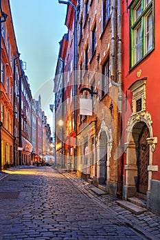 Street in Stockholm, Sweden