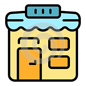 Street store offer icon vector flat